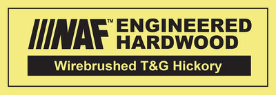 NAF 18mm Eng. Wirebrushed Hickory Hardwood