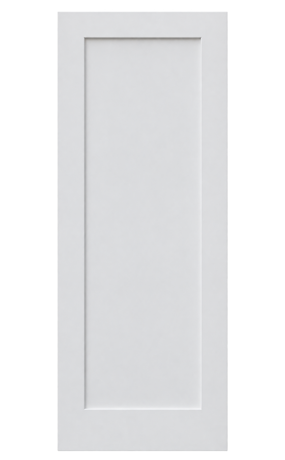 Solid Door: 1 Panel Shaker Style