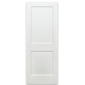 Solid Door: 2 Panel Shaker Style