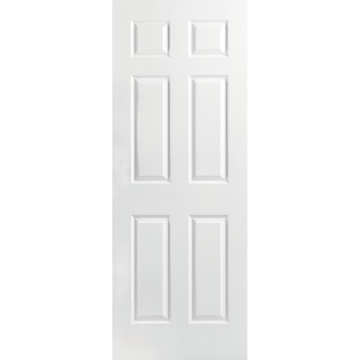 Hollow Door:  6 Panel, Textured