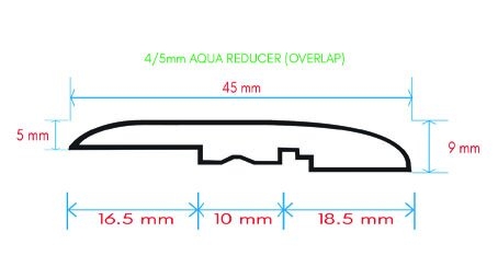 4/5mm Aqua Reducer (Overlap)