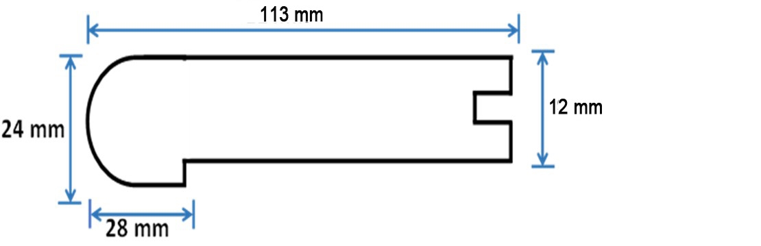 Eng Hwd Stairnose (Flush)