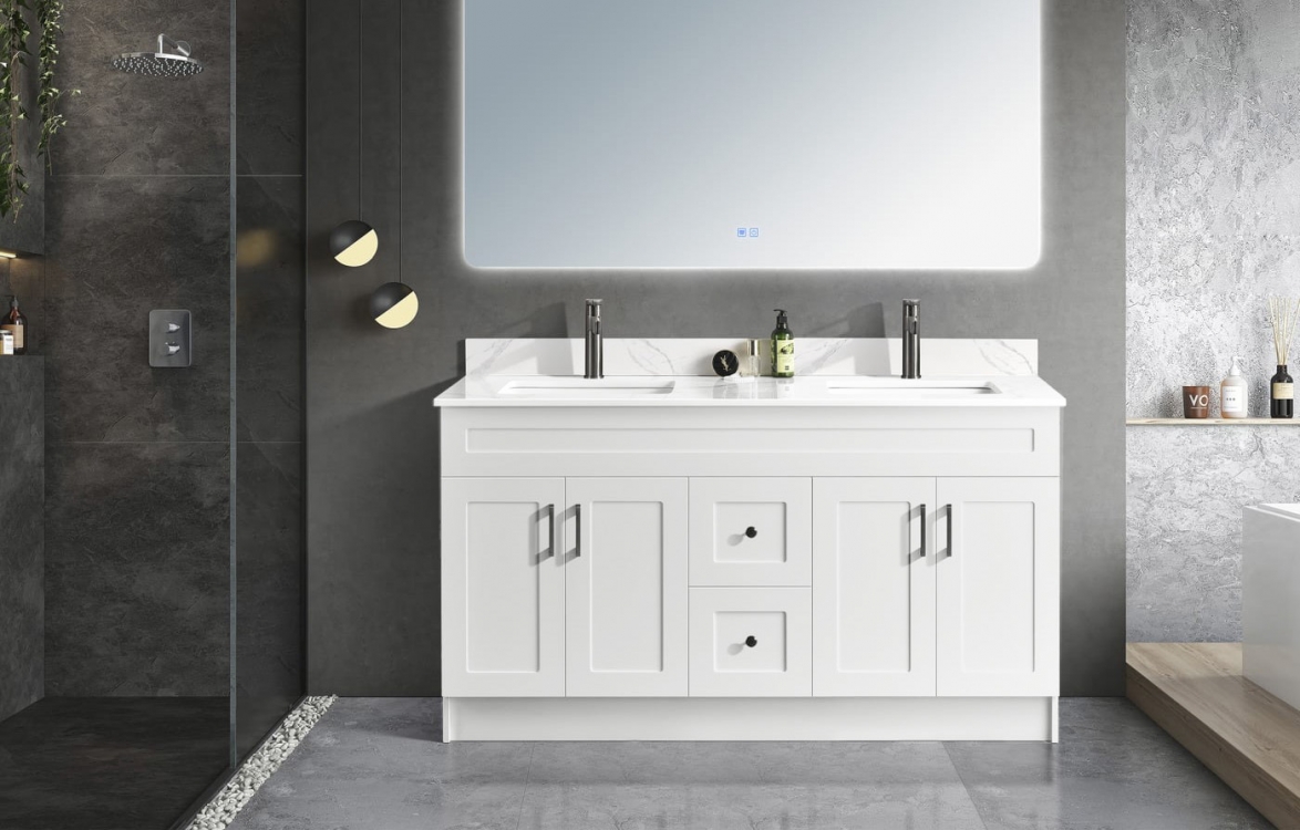 White (Double Sink)